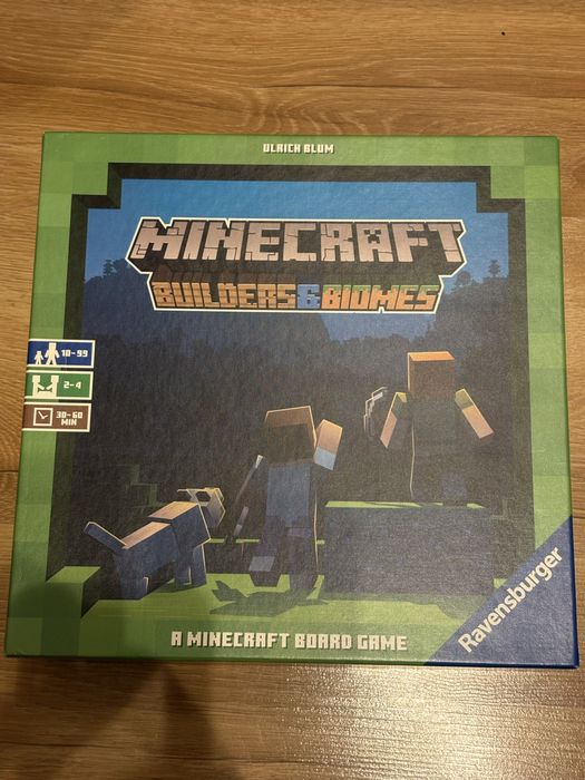 Minecraft: Builders & Biomes. Gra planszowa stan bdb