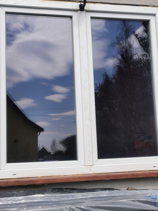 Okno plastikowe dwuszybowe145/140