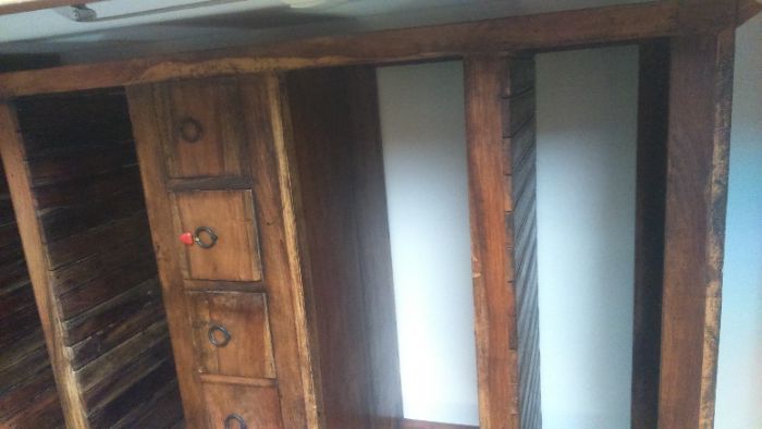 Móvel Mexicano Antigo- Madeira Maciça