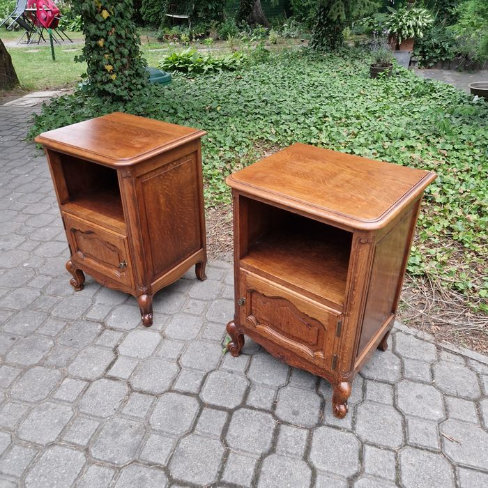 Komplet 2 szafki nocne w stylu ludwikowskim