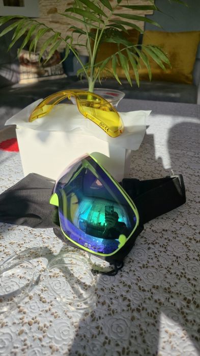 Gogle narciarskie Nowe snowboardowe z wymiennym szkłem  anti-fog