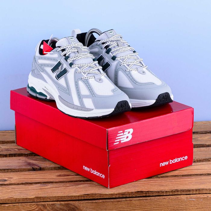(2358) Акція! Кросівки New Balance 1906R сірий з білим (41-46) нб NB ню беленс