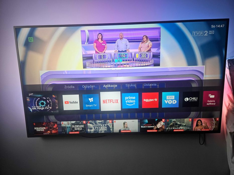 Telewizor philips 50" 4k ambilight Youtube Netflix