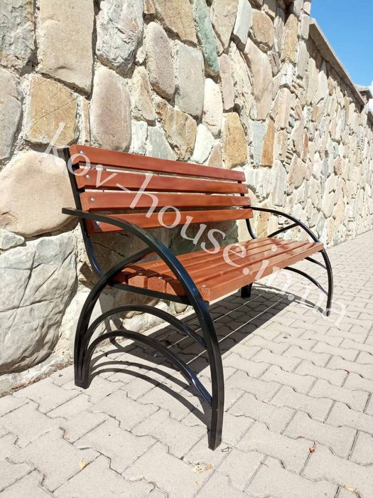 Скамейка садовая, лавка кована 1.5м