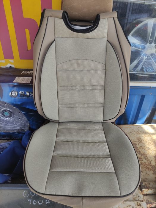 Плотные чехлы майки.на передние сиденья.