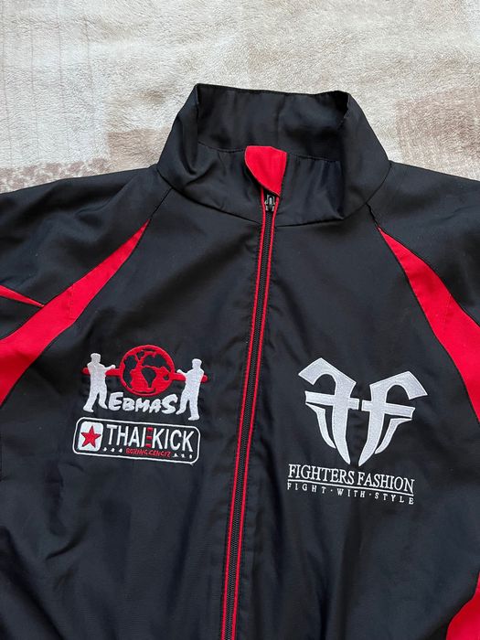 Kurtka streetwear martial arts ortalionowa w stylu sportowym