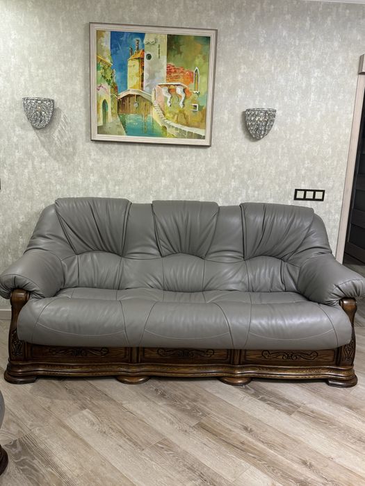 Шкіряний набір для вітальні