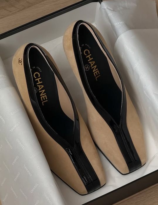 Chanel 2026 туфлі лодочки балетки босоніжки слінгбеки брендові човники туфли мюли слингбеки шанель босоножки човники кожа замша