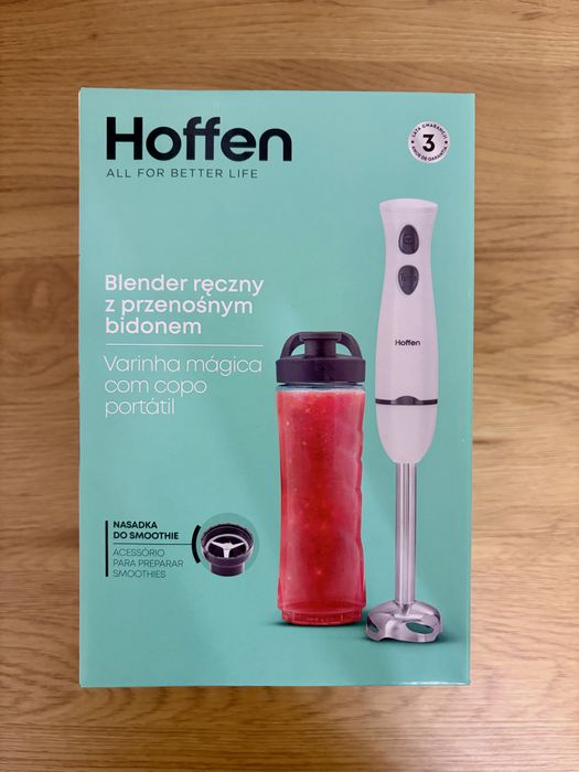 Blender ręczny z przenośnym bidonem Hoffen