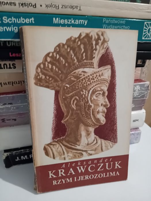 Aleksander Krawczuk Rzym i Jerozolima z podpisem.