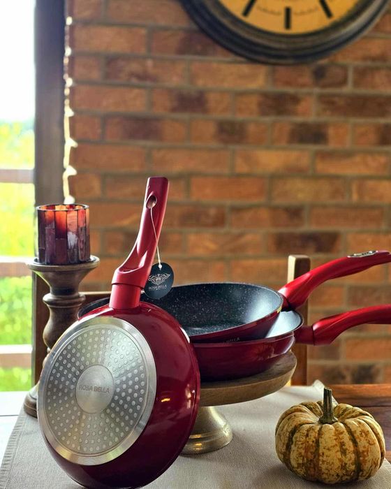 Zestaw Patelni ceramiczno Marmurowych