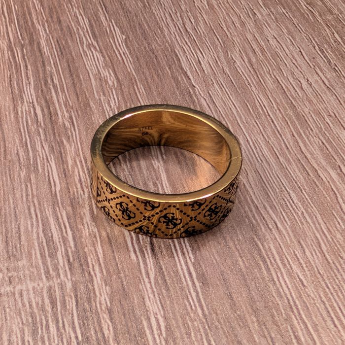 Guess PATTERN - Pierścionek - antique gold-coloured