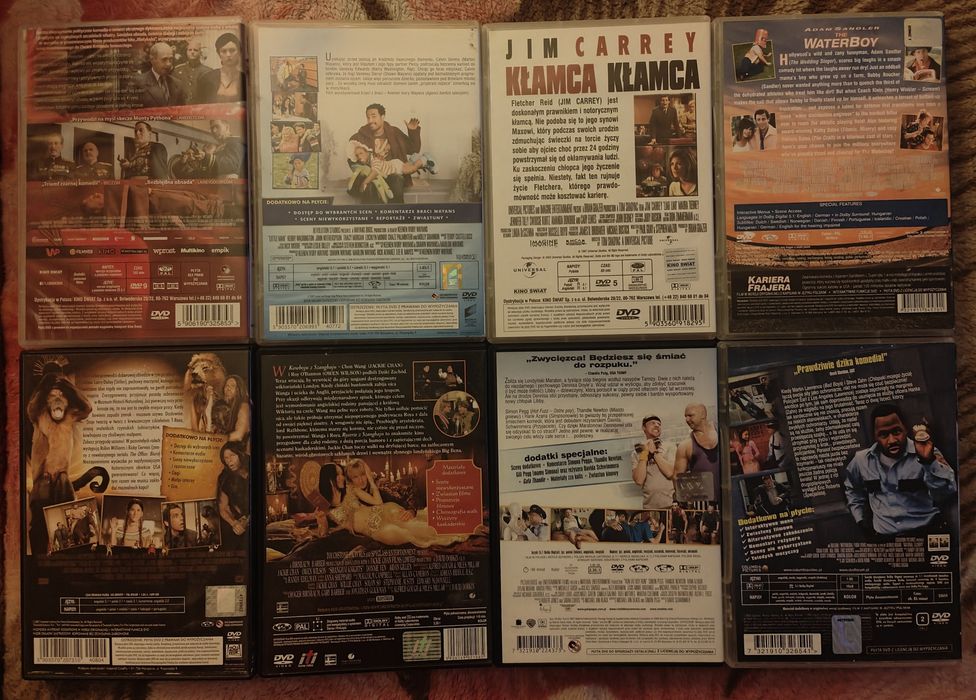 Filmy DvD Komedie 8szt.