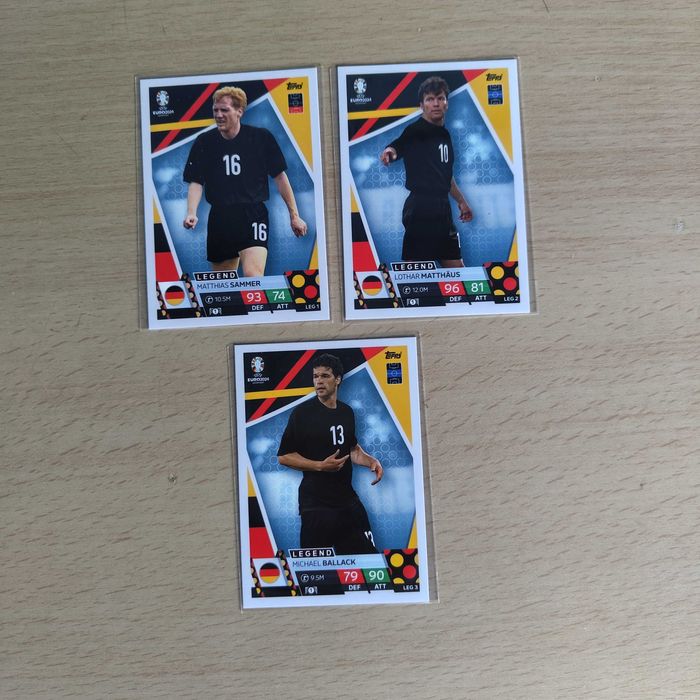 Cartas Topps Uefa Euro 2024 Match Attax Black Edge, Chrome , Energy