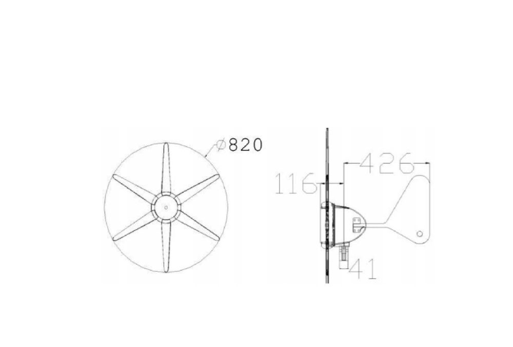 Вітрогенератор M300-12V/24V 90W