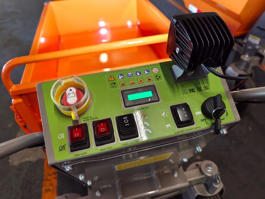 Mini Dumper elétrico 1000W- XE500HF - Basculamento Hidráulico 500kg