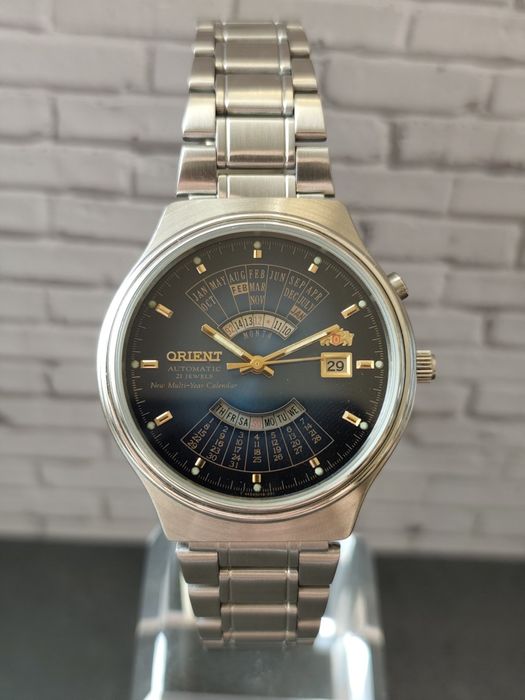 Orient męski multiyear kalendarz 43 mm