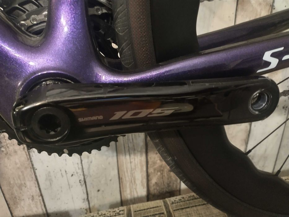 Rower szosowy karbonowy, roz. 49, Shimano 105 r7100 2x12, hydraulika