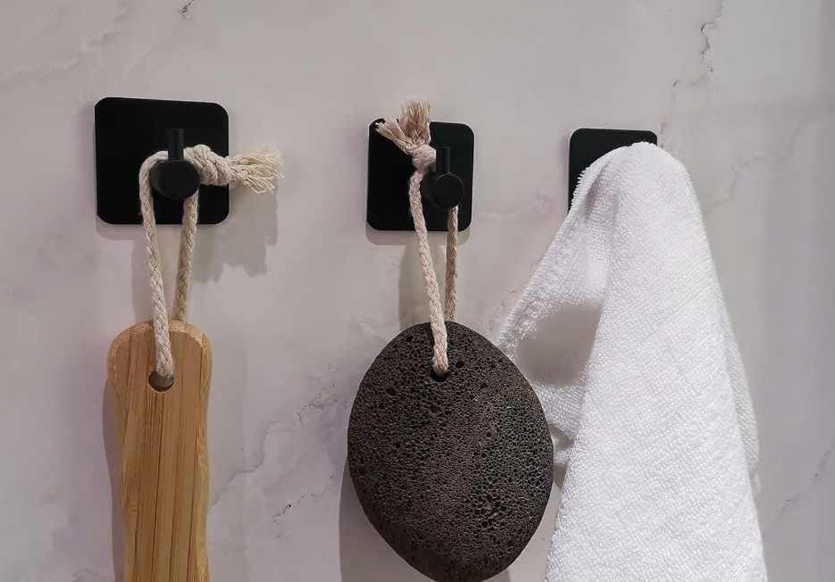 Wieszaki na ręczniki samoprzylepne (6 sztuk) Nr.755