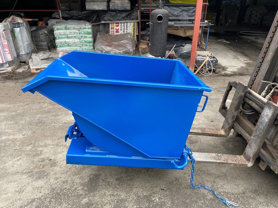 Pojemnik samowyładowczy 0,3 m3 koleba na odpady