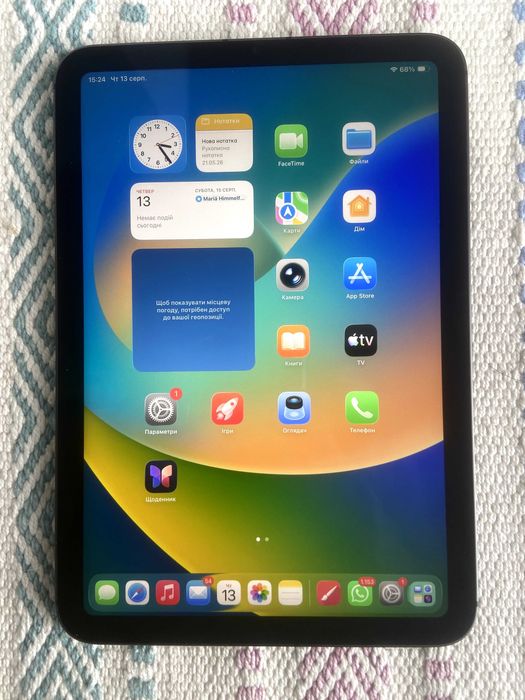 Планшет Apple iPad mini 6, 64GB зі стілусом