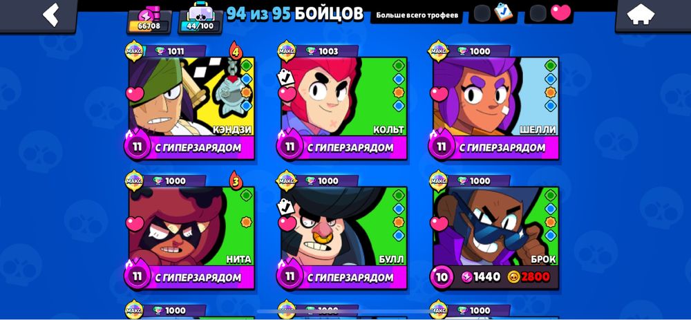 Продам щикарний акаунт в bravl stars