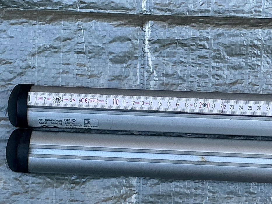 Belki Thule na relingi otwarte 114 cm.