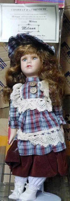 Lote de bonecas de porcelana