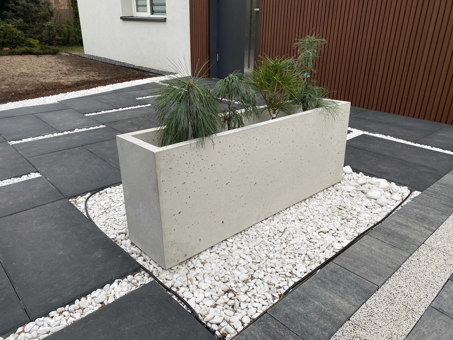 Donica ogrodowa 130x40x32 beton architektoniczny Różne Wymiary TRANSPO