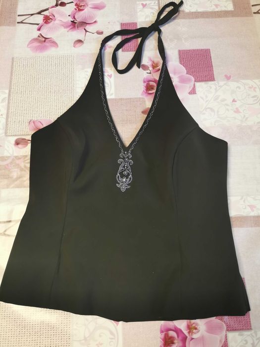 Gorset elegancki czarny