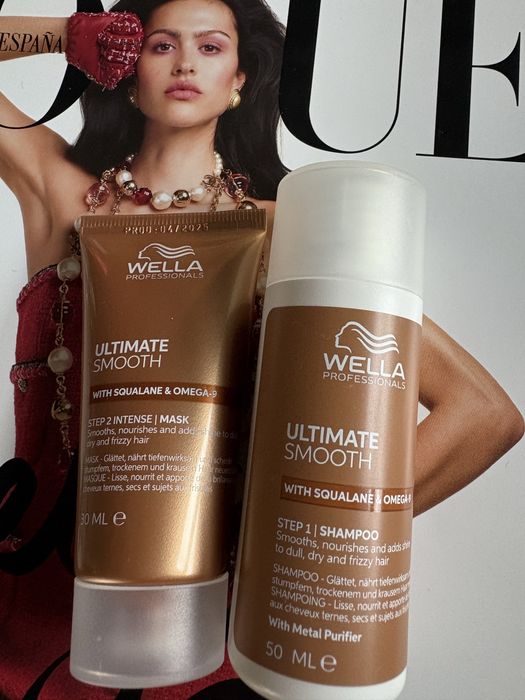 Wella ultimate smooth zestaw mini maska szampon
