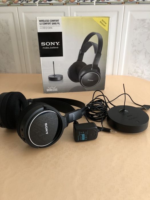 Headphones Sony Wireless Phones com carregador e baterias incluido