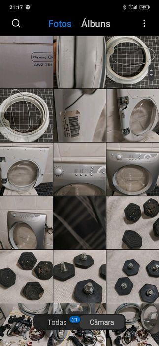 Peças máquina de lavar roupa Ariston hotpoint AQXXL 109