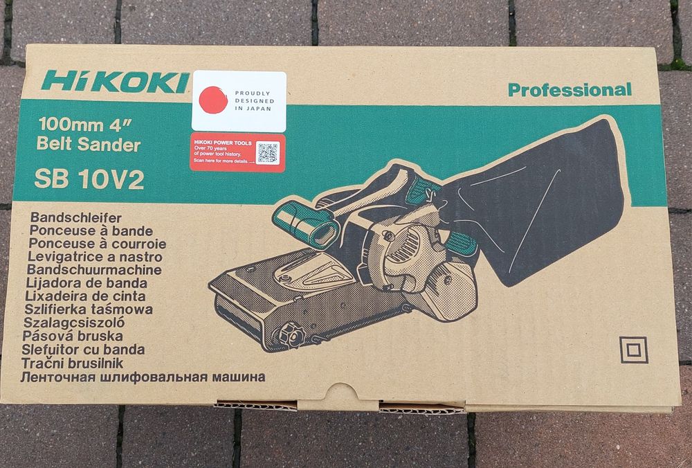 Szlifierka taśmowa 1020W 100x610mm HiKOKI SB10V2