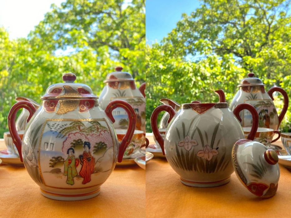 Serviço de Chá em porcelana