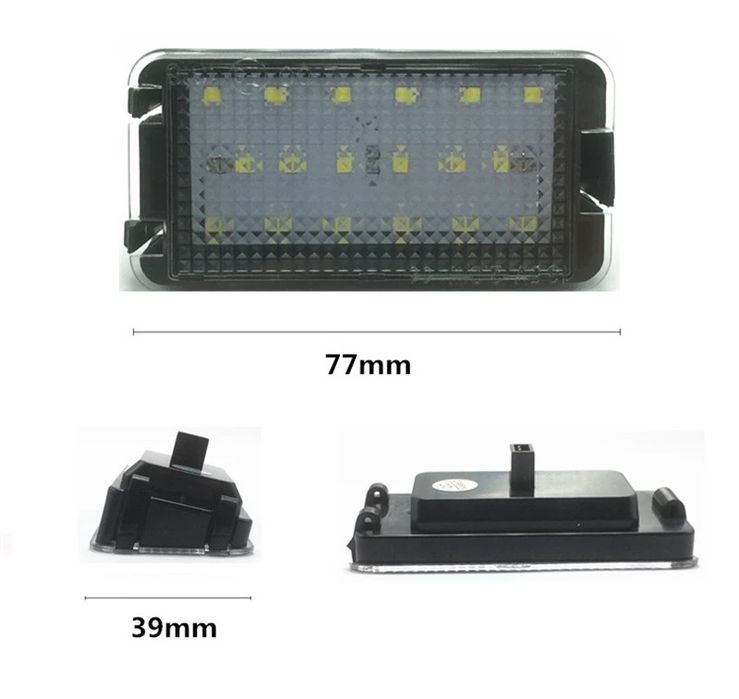 Luz matricula Seat - Golf - VW - Polo - canbus