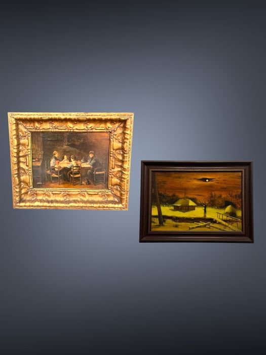 Антикварна картина антикварний живопис старовинна живопись гравюра