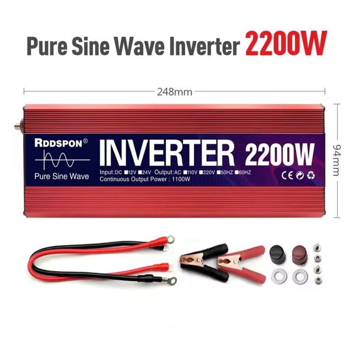 Розпродаж! Інвертори 12В 3000 Вт