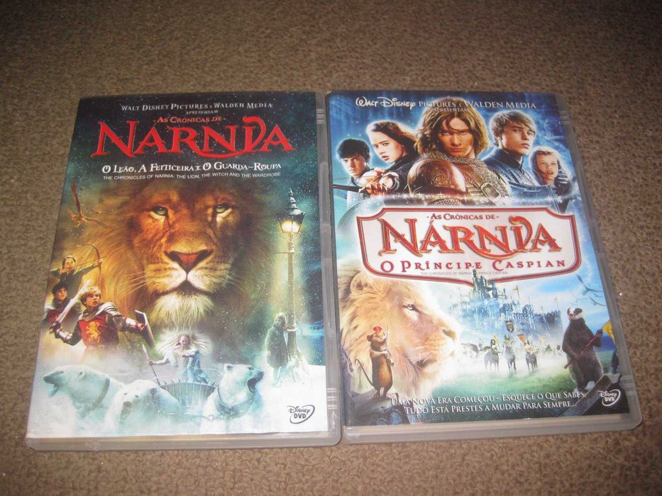 2 DVDs of the "Chronicles of Narnia" Film Series
