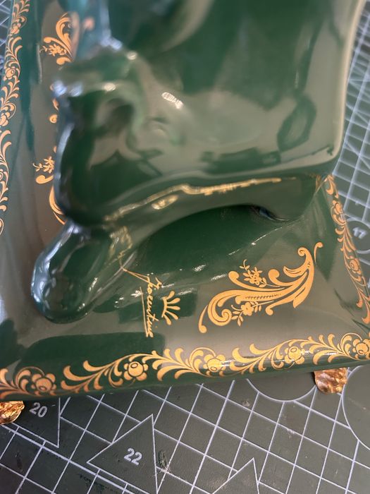 relógio de quartzo de porcelana
