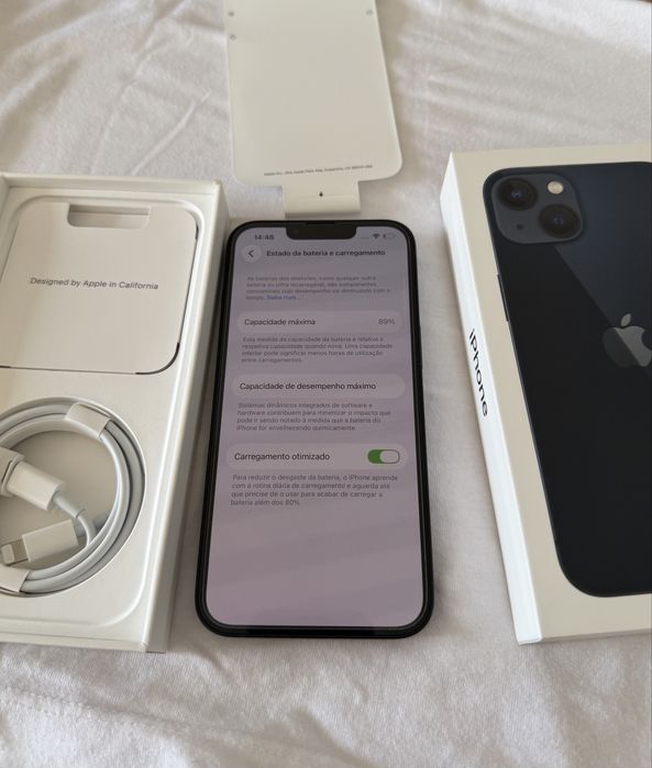 iPhone 13 128GB Preto – como Novo – Entrego em mãos Lisboa €280