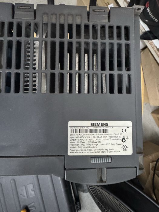 Inverter micromaster440 modelo 6SE6440