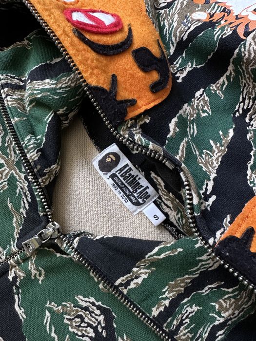 BAPE TIGER зіп худі