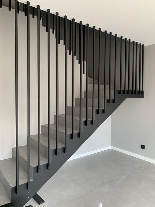 Balustrada  harfa , pionowa  , schodowa wewnetrzna , loft