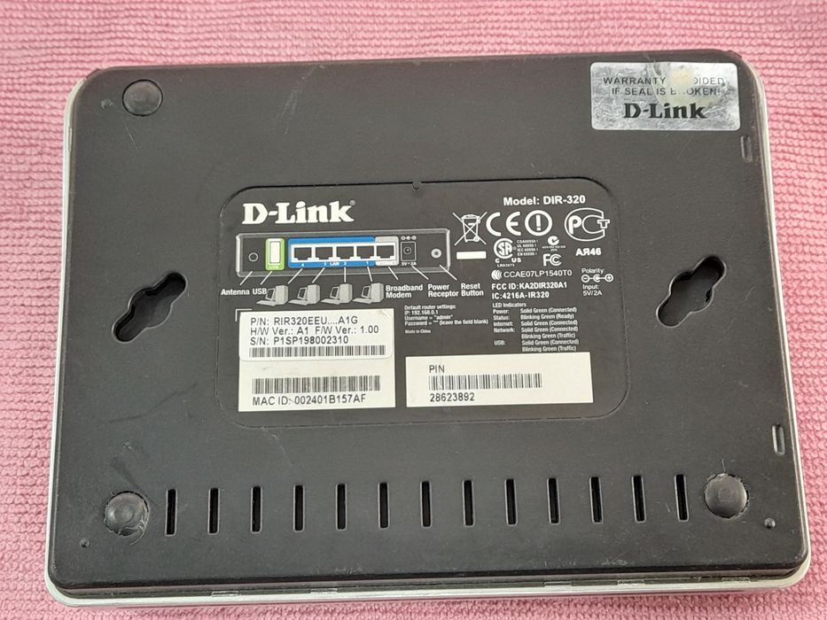 Маршрутизатор D- Link DIR-320