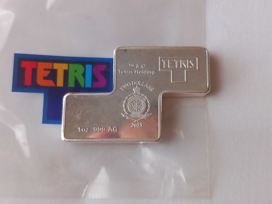 Moeda 1oz "Tetris" 2023