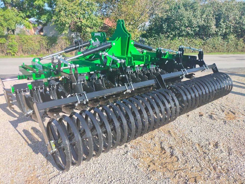 brona talerzowa hydrauliczna JANPOL SHREK 4/5/6m 560 talerz daszek 600 RATY 0%