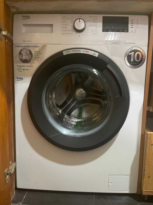 Máquina de lavar roupa 8kg com 2 anos de garantia