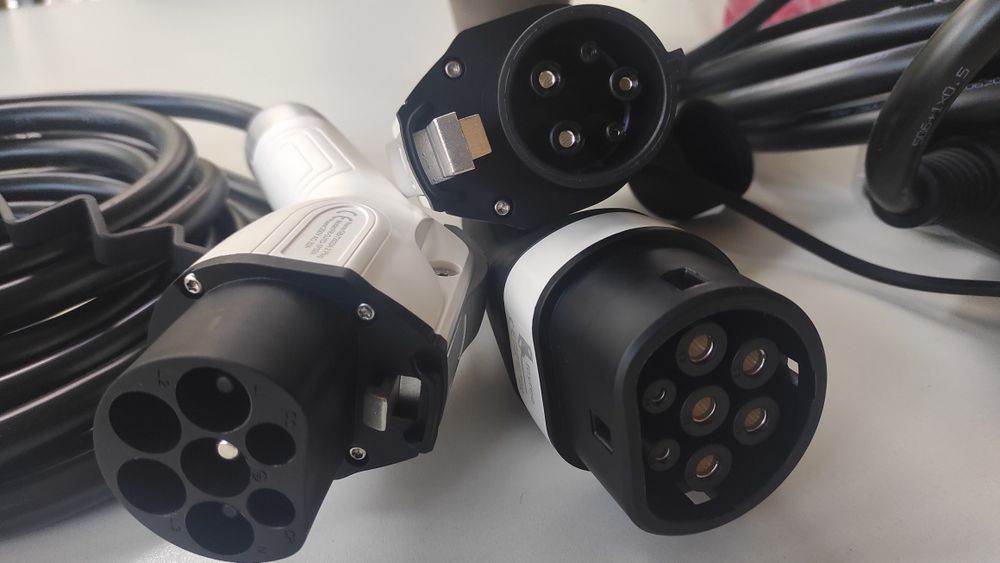 Зарядное устройство для авто EV GBT, тип2, type1, Tesla 8-32A +защита