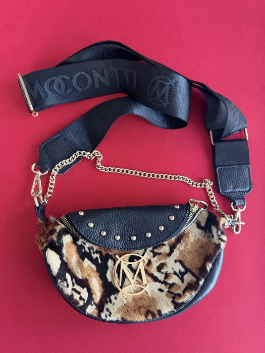 Nerka czarna z motywem tygrysa Massimo Contti